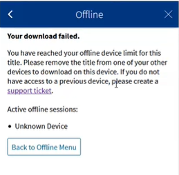BWRedS - Offline - download failed message